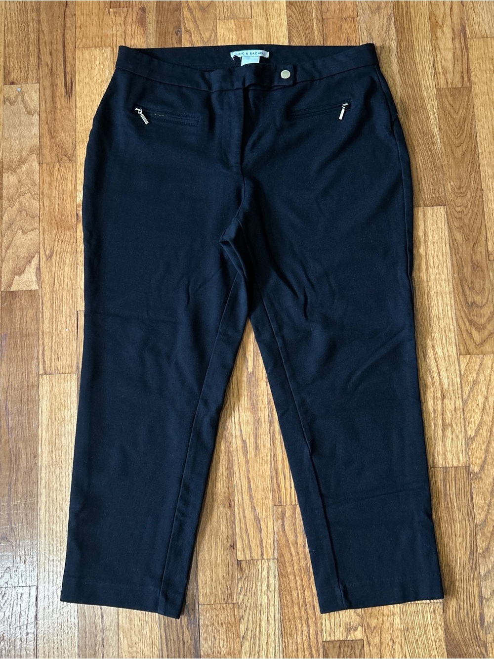 Zac & Rachel Black Millennium Ankle Work Pants Size Large
